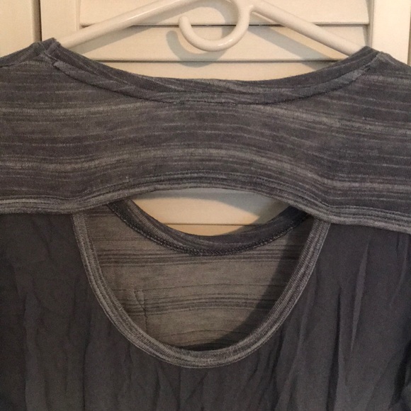 Tribal Jeans knit grey/cream knit top (XS) - Picture 2 of 4